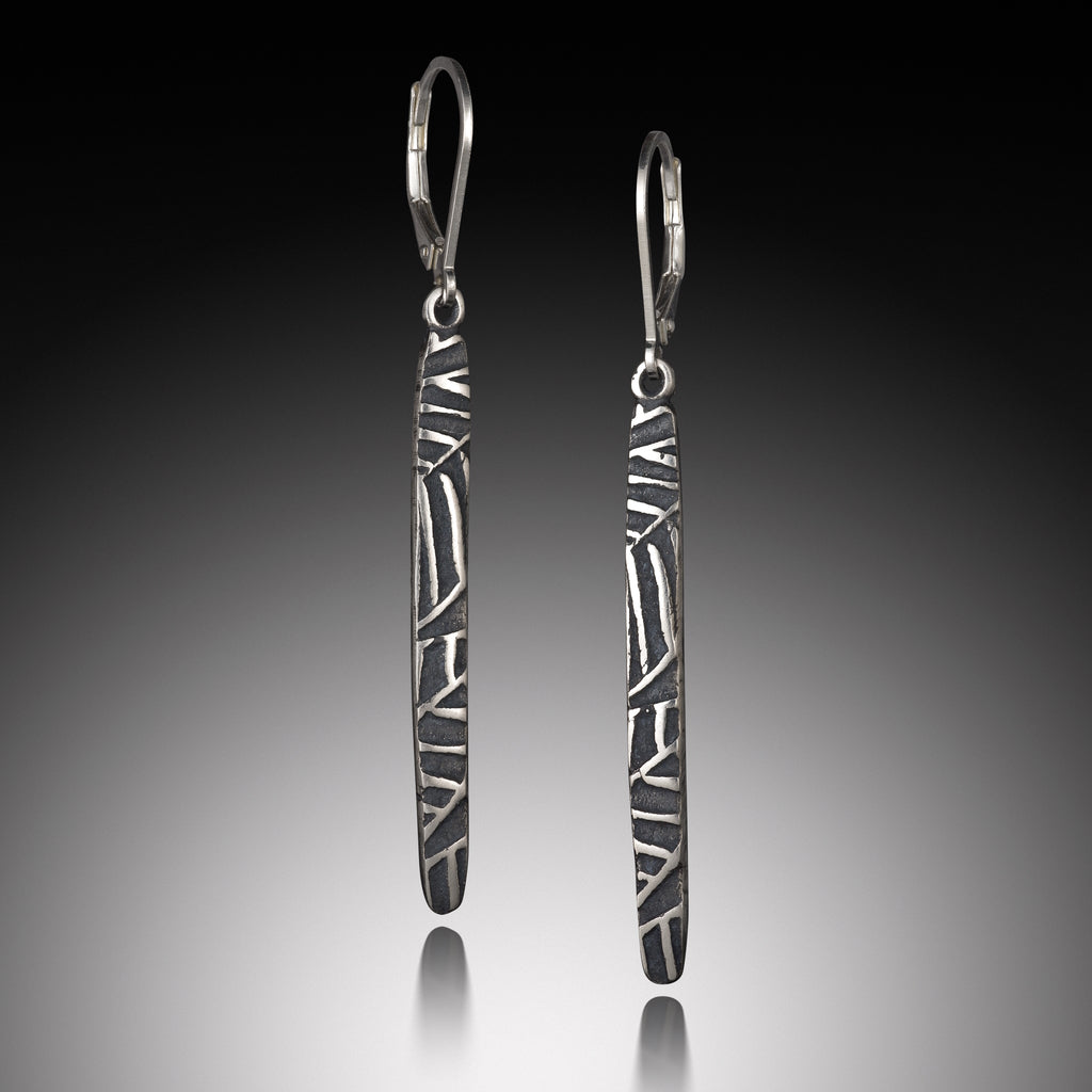 Earrings, silver, Sterling Silver, leaf collection, handcrafted, jewelry