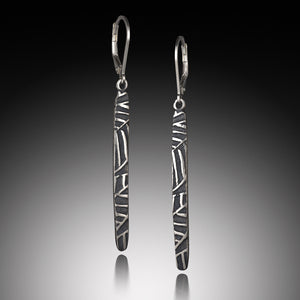 Earrings, silver, Sterling Silver, leaf collection, handcrafted, jewelry
