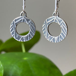 Earrings, silver, Sterling Silver, handcrafted, leaf collection,jewelry