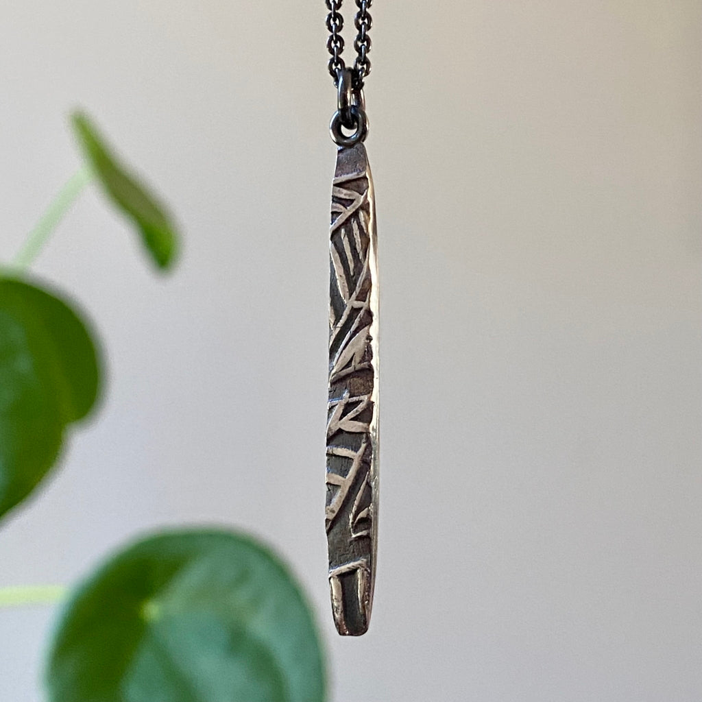 Pendant, necklace, silver, Sterling Silver, leaf collection, handcrafted, jewelry