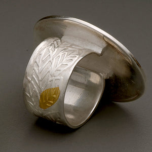 Big Funky Leaf Ring