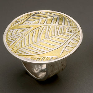 Big Funky Leaf Ring