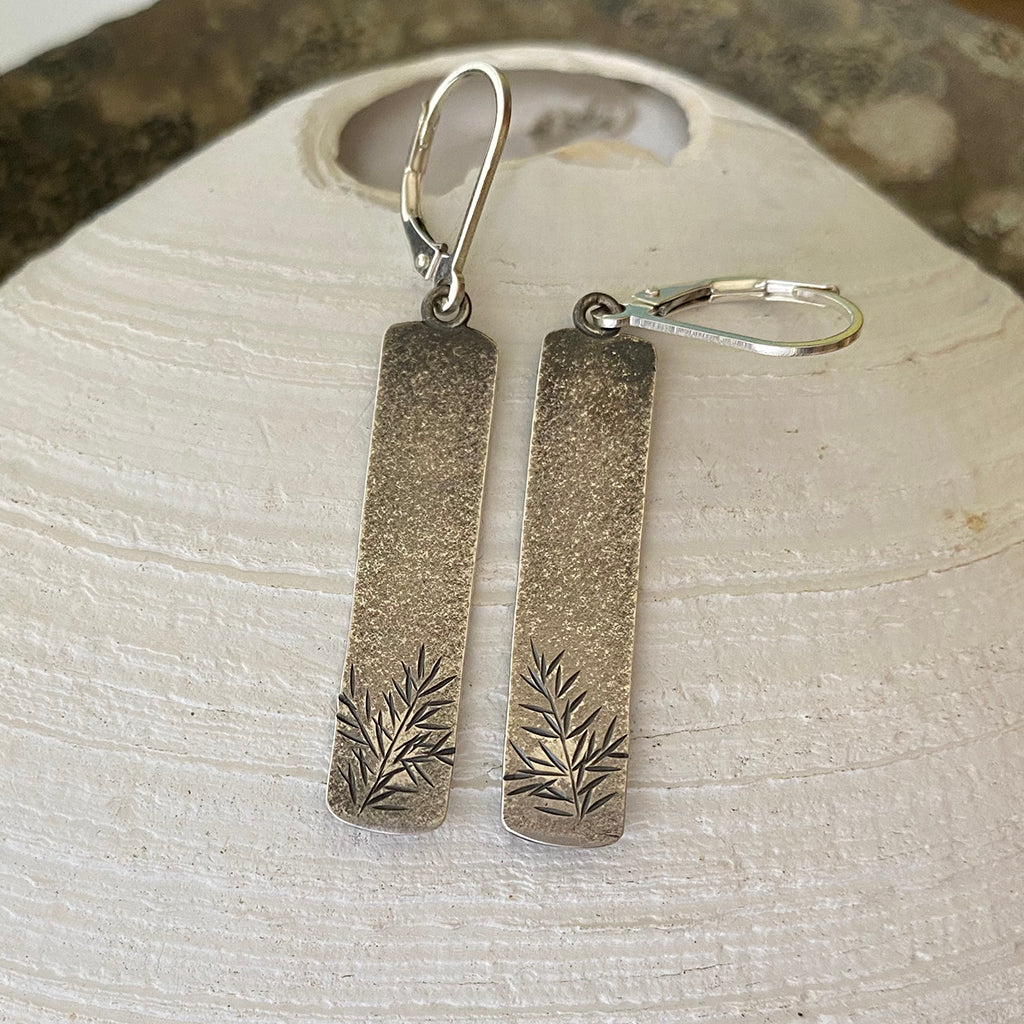 Silver Spruce Earrings