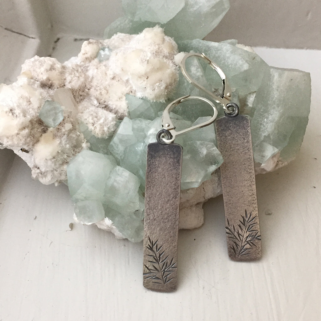 Silver Spruce Earrings