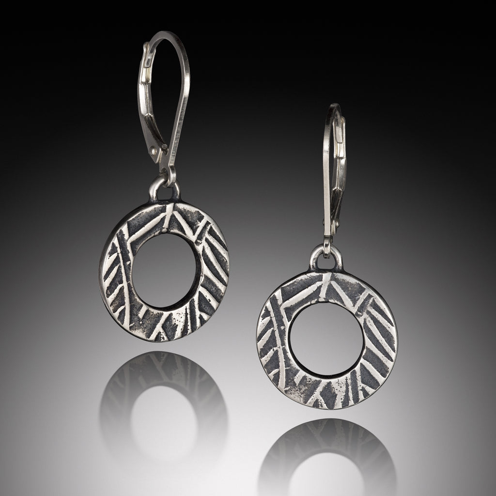 Earrings, silver, Sterling Silver, handcrafted, leaf collection,jewelry