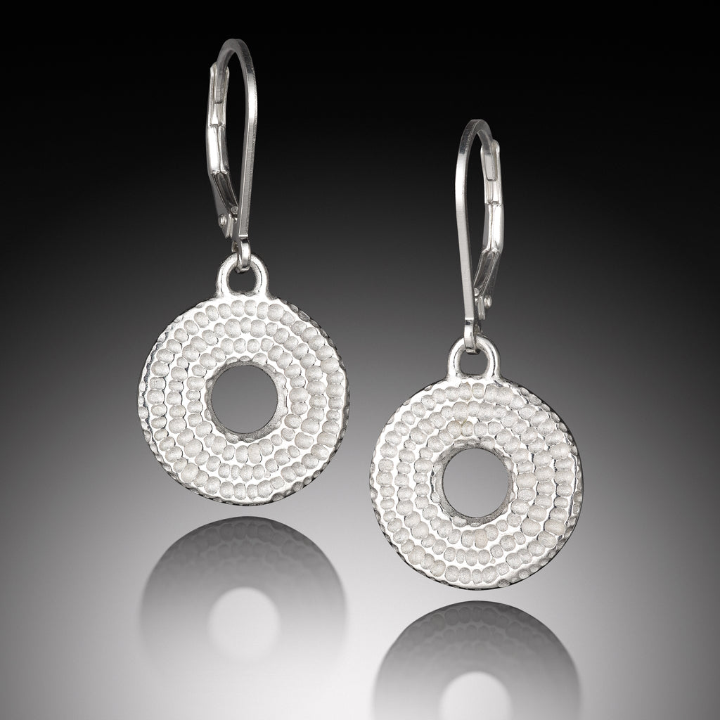 Earrings, silver, Argentium Silver, low tarnish, handcrafted, jewelry