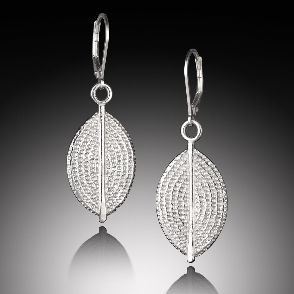 silver, earrings, Mandala Collection, handcrafted