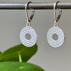 Earrings, silver, Argentium Silver, low tarnish, handcrafted, jewelry