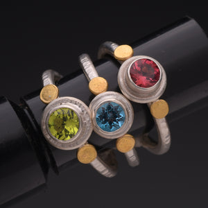 ring, rings, silver, 22k gold, gemstone