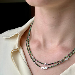 Double Strand Tiny Bead Necklace