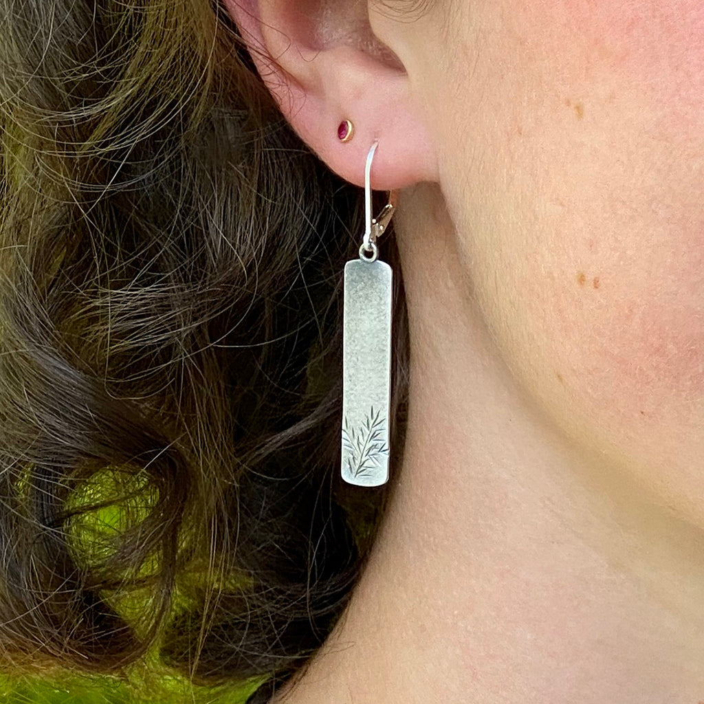 Silver Spruce Earrings