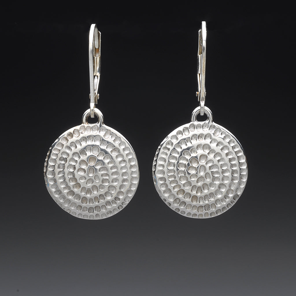 Textured Spiral Earrings