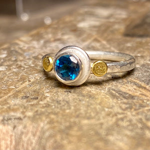 ring, rings, silver, 22k gold, gemstone